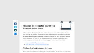 
                            13. ツ Fritzbox als Repeater einrichten – So klappt's mit 3 Klicks