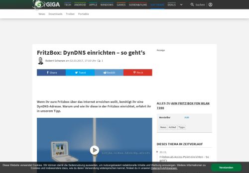 
                            7. FritzBox: DynDNS einrichten – so geht's – GIGA