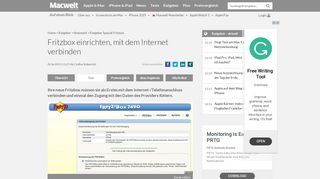 
                            4. Fritzbox einrichten, mit dem Internet verbinden - Macwelt