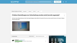 
                            5. Fritzbox Einstellungen zur Zeitschaltung werden nicht korrekt ...