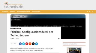 
                            9. Fritzbox Konfigurationsdatei per Telnet ändern - techgrube.de