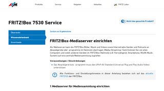 
                            2. FRITZ!Box-Mediaserver einrichten | FRITZ!Box 7530 | AVM Deutschland