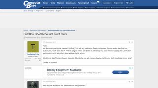 
                            2. FritzBox Oberfläche lädt nicht mehr | ComputerBase Forum