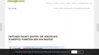 
                            9. Fritz!Box Packet Sniffer: Die versteckte Schnüffel-Funktion der AVM ...