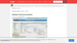 
                            12. Fritzbox: Passwort ändern - CHIP