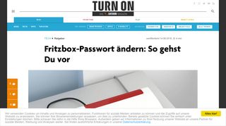 
                            5. Fritzbox-Passwort ändern: So gehst Du vor - TURN ON