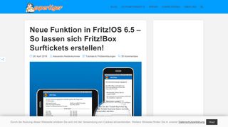 
                            8. Fritz!Box-Tutorial: Surftickets erstellen in Fritz!OS 6.5 - Expertiger