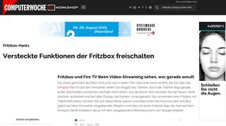
                            2. Fritzbox und Fire TV Beim Video-Streaming sehen, wer gerade anruft ...