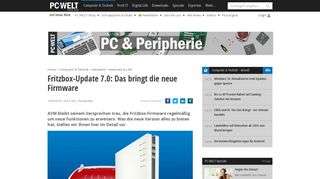 
                            8. Fritzbox-Update 7.0: Das bringt die neue Firmware - PC-WELT