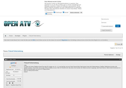 
                            3. Fritzcall Fehlermeldung - openATV Forum