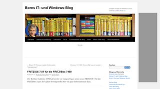 
                            11. FRITZ!OS 7.01 für die FRITZ!Box 7490 | Borns IT- und Windows-Blog