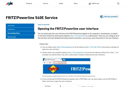 
                            3. FRITZ!Powerline user interface - Knowledge Base | AVM International