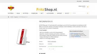 
                            7. FRITZ!WLAN 310 WiFi repeater - FritzShop