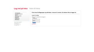 
                            3. Frivillig DFH: Log ind på Intra