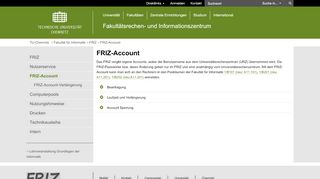 
                            3. FRIZ-Account | Nutzerservice | FRIZ | Fakultät für Informatik | TU ...