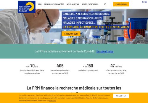 
                            7. FRM - Fondation pour la Recherche Médicale en France, appel aux ...