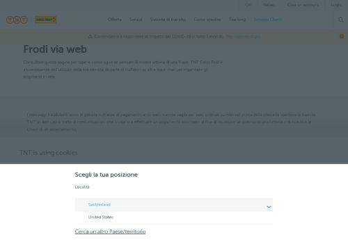 
                            6. Frodi via web | TNT Switzerland - TNT Express