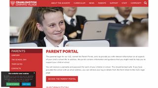 
                            3. Frog Parent Portal - Cramlington Learning Village