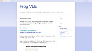 
                            11. Frog VLE: Help and Support