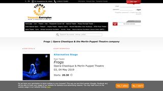 
                            12. Frogs | Opera Chaotique & the Merlin Puppet Theatre company ...