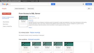 
                            13. From Access to SQL Server - Wynik z Google Books