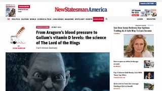 
                            11. From Aragorn's blood pressure to Gollum's vitamin D levels: the ...