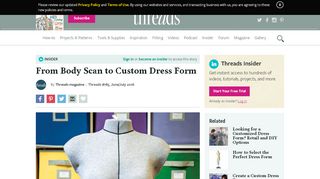 
                            13. From Body Scan to Custom Dress Form - Threads