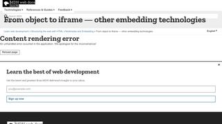 
                            10. From object to iframe — other embedding technologies - Learn web ...