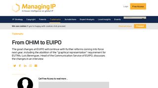 
                            13. From OHIM to EUIPO | Managing Intellectual Property