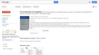 
                            9. From Reaction to Cognition: 5th European Workshop on Modelling ...