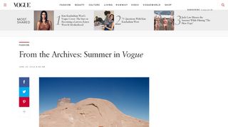 
                            11. From the Archives: Summer in Vogue - Vogue