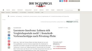 
                            10. fromAtoB GmbH: Locomore-Insolvenz: Lohnen sich Vergleichsportale ...