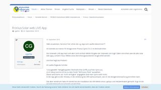 
                            6. Fronius Solar web LIVE App - Fronius - Datenkommunikation ...