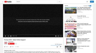 
                            11. Fronius SOS - Solar Online Support - YouTube