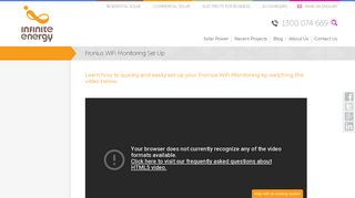 
                            6. Fronius WiFi Monitoring Set Up | Infinite Energy