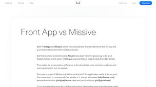 
                            5. Front App vs Missive