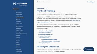 
                            10. Front-end Theming - modmore documentation