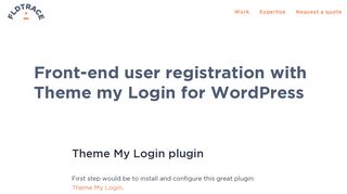 
                            12. Front-end user registration with Theme my Login for WordPress