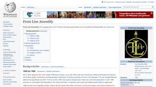 
                            1. Front Line Assembly – Wikipedia