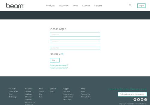 
                            4. Frontend Login - Beam