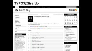 
                            10. Frontend User Object fe_user: TYPO3 @ Lisardo EDV, Augsburg