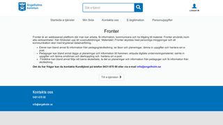 
                            3. Fronter - E-tjänster och blanketter