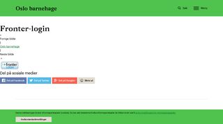 
                            9. Fronter-login / Oslo barnehage / Prosjektsider - INN.NO