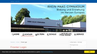 
                            4. Fronter Login - Rhein-Maas-Gymnasium