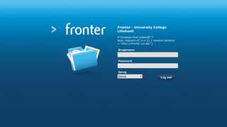 
                            3. Fronter - University College Lillebaelt