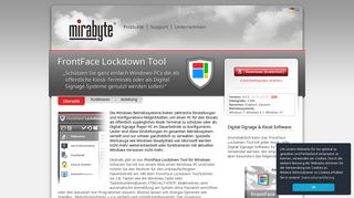 
                            3. FrontFace Lockdown Tool für Windows | mirabyte