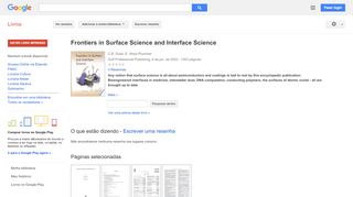 
                            9. Frontiers in Surface Science and Interface Science