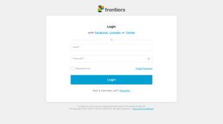 
                            6. Frontiers | Open Access Journals - Login