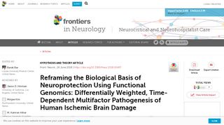 
                            12. Frontiers | Reframing the Biological Basis of Neuroprotection Using ...