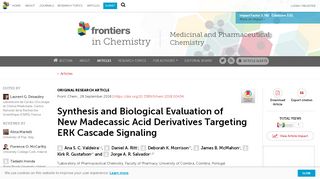 
                            11. Frontiers | Synthesis and Biological Evaluation of New Madecassic ...